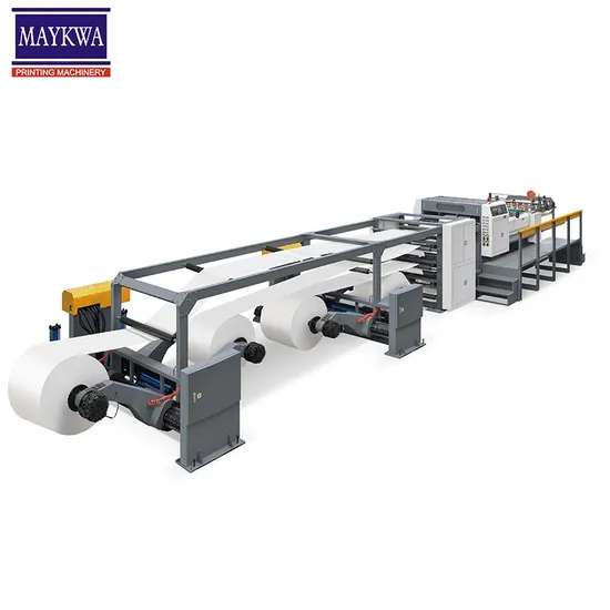 Servo Control Precision Paper Cutting Machine High Speed Paper Roll Cutting Machine 