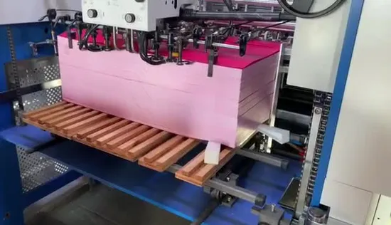 Fully Automatic Tube Forming Bag Bottom Gluing Bottom Card Inserting Bag Machine with Die Cutting Sheet Fed 