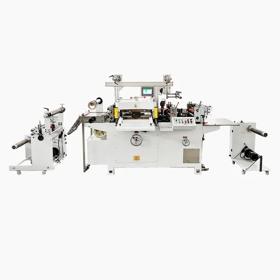 Automatic Medium Speed Flat Bed Label Die Cutting Machinery 