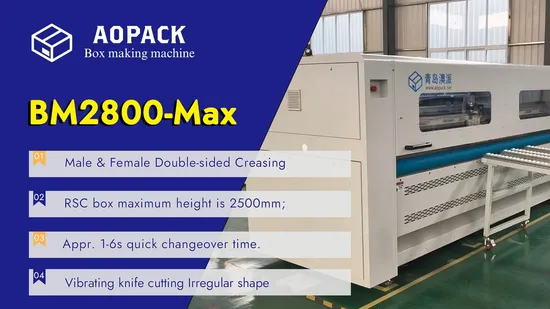Aopack Fully Automatic Cardboard Box Maker Double