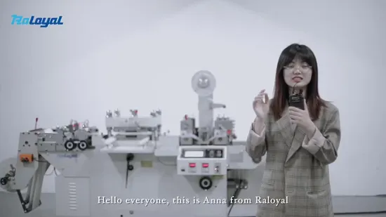 350mm Automatic Medium Speed Flat Bed Label Die Cutting Machine 