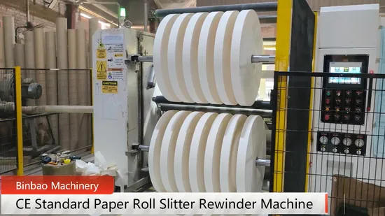 High Speed Paper Slitter Rewinder Machine for PE Coated Paper Cups Stock with Automatic Unloading in Istanbul 