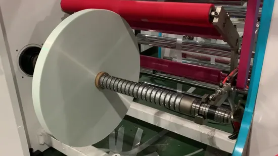 High Speed Kraft Paper Jumbo Roll Slitting Rewinding Machine with Automatic Unloading System and Tension Control 