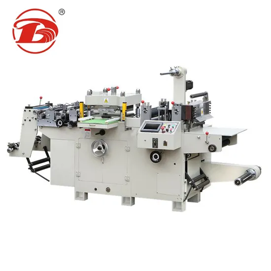 Automatic Medium Speed Flat Bed Label Die Cutting Machine Dbfq 