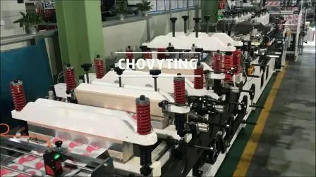 High Speed Ziplock Mylar Snack Packaging Bag Making Machine Laminated Paper PE Doypack Self Stand Zipper Pouch Making Machine 