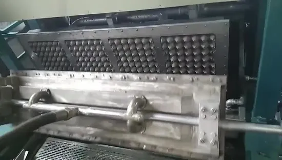 Food Computer Control Panel Paper Pulp Cutting Egg Tray Machine with High Quality 