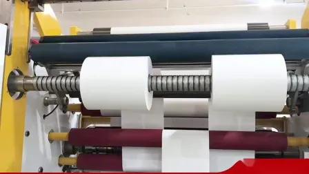 High Efficiency Full Automatic Unloading Paper Slitting Machine for Coating Factory 