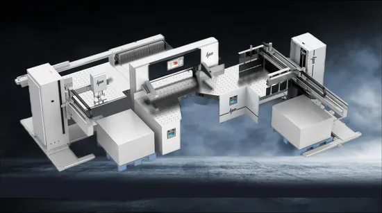 Heavy Duty Automatic Paper Stack Unloader High Speed Unloading Slitter Machine 