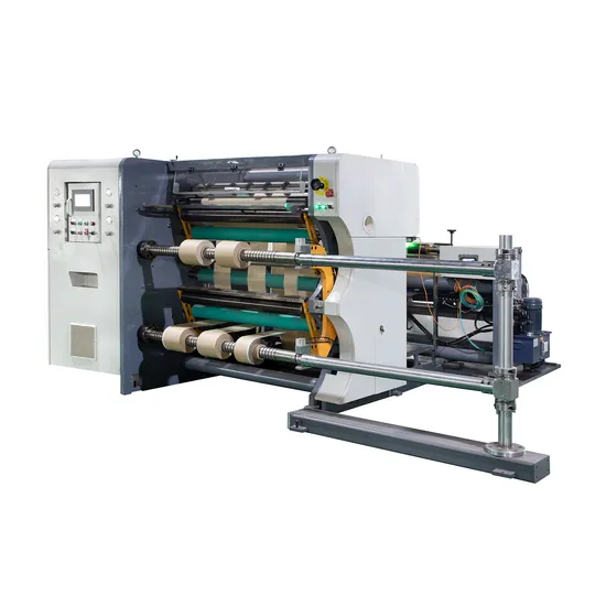Automatic Unloading High Speed Jumbo Roll to Roll Glass Paper Slitting and Rewinding Machinery Manufacturer 